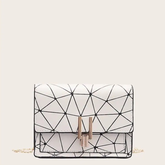 Handbags - Geometric Marble crossbody bag